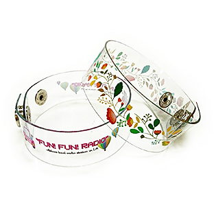 透明ブレスレット22mm巾